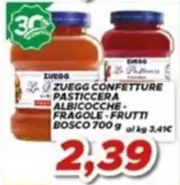 MA Supermercati Zuegg confettura pasticcera albicocche fragole frutti bosco offerta