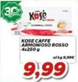MA Supermercati Kose Caffè Armonioso Rosso offerta