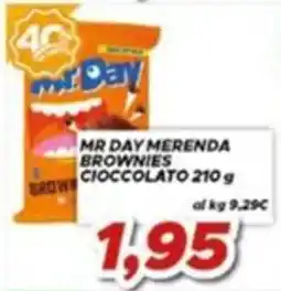 MA Supermercati Mr Day merenda brownies cioccolato offerta