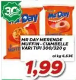 MA Supermercati Mr Day merende muffin ciambelle offerta