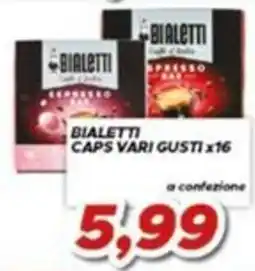 MA Supermercati Bialetti caps vari gusti offerta