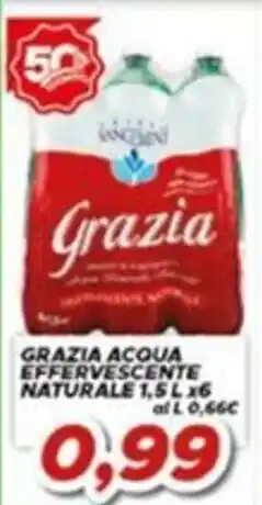 MA Supermercati Grazia acqua effervescente naturale offerta