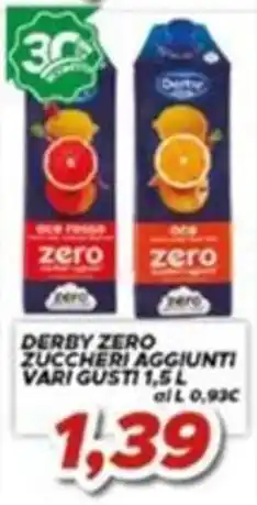 MA Supermercati Derby zero zuccheri aggiunti offerta