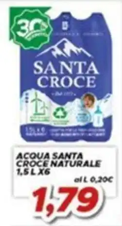 MA Supermercati Acqua Santa Croce Naturale offerta