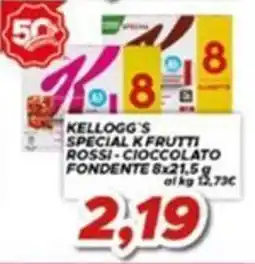 MA Supermercati Kellogg's Special K Frutti Rossi - Cioccolato Fondente offerta
