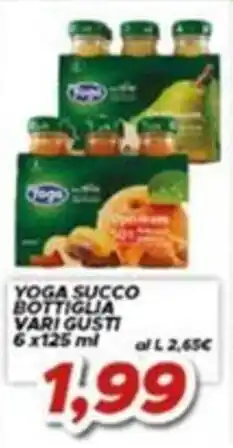 MA Supermercati Yoga succo vari gusti offerta