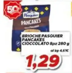 MA Supermercati Brioche Pasquier Pancakes Cioccolato offerta