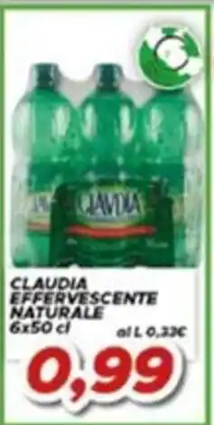 MA Supermercati Claudia effervescente naturale offerta