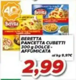 MA Supermercati Beretta pancetta cubetti dolce affumicata offerta