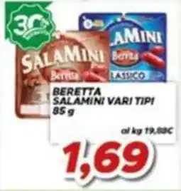 MA Supermercati Beretta salamini vari tipi offerta