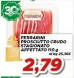 MA Supermercati Ferrarinì prosciutto crudo stagionato affettato offerta