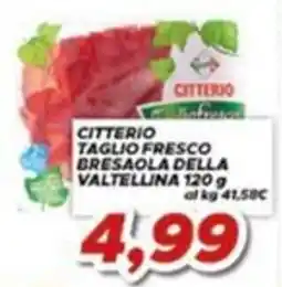 MA Supermercati Citterio taglio fresco bresaola della valtellina offerta