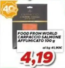 MA Supermercati Carpaccio salmone affumicato offerta