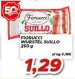 MA Supermercati Fiorucci wurstel suillo offerta