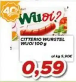 MA Supermercati Citterio wurstel Wuoi offerta