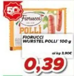 MA Supermercati Fiorucci Wurstel Polli offerta
