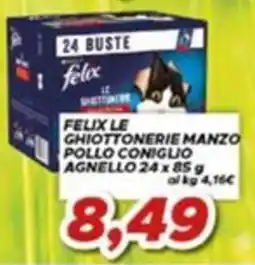 MA Supermercati Felix Le Ghiottonerie Manzo Pollo Coniglio offerta