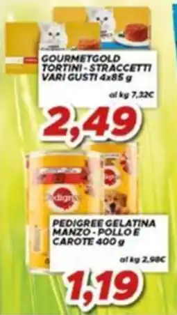 MA Supermercati Gourmetgold tortini - straccetti vari gusti offerta