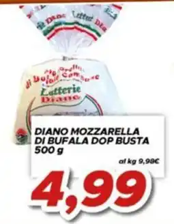 MA Supermercati Diano Mozzarella di Bufala Dop Busta offerta