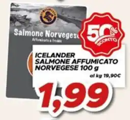 MA Supermercati Icelander salmone affumicato norvegese offerta