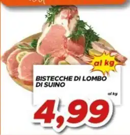 MA Supermercati Bistecche di lombo di suino offerta