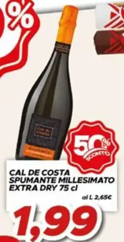 MA Supermercati Cal de Costa Spumante Millesimato Extra Dry offerta