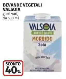 Coop Superstore Beverage vegetale Valsòia morbido sola offerta