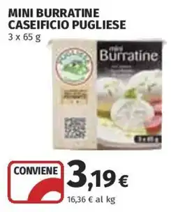 Coop Superstore Mini Burratine Caseificio Pugliese offerta