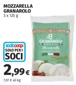 Coop Superstore Mozzarella Granarolo offerta