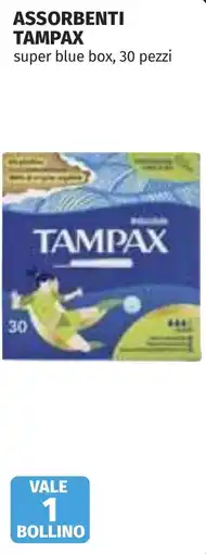 Coop Assorbenti Tampax super blue offerta