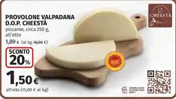 Coop Provolone Valpadana D.O.P. Cheesta piccante offerta