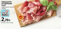 Coop Prosciutto di Carpegna D.O.P. offerta