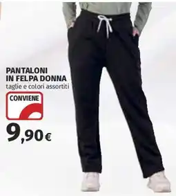 Coop Superstore Pantaloni in felpa donna offerta