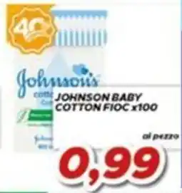 MA Supermercati Johnson baby cotton fioc offerta