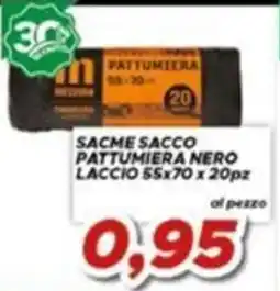 MA Supermercati Sacme sacco pattumiera nero offerta