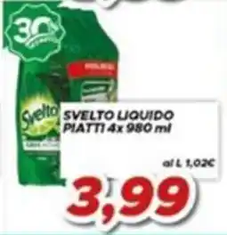 MA Supermercati Svelto liquido piatti offerta