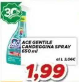 MA Supermercati Ace gentile candeggina spray offerta