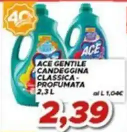 MA Supermercati Ace gentile candeggina classica - profumata offerta
