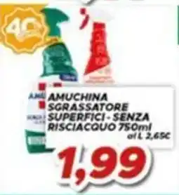 MA Supermercati Amuchina sgrassatore superfici senza risciacquo offerta