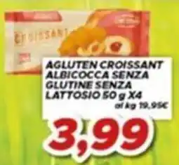 MA Supermercati Agluten croissant albicocca senza glutine senza lattosio offerta