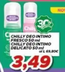 MA Supermercati Chilly Deo Intimo offerta
