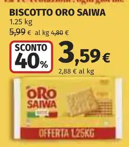 Coop Biscotto oro saiwa offerta