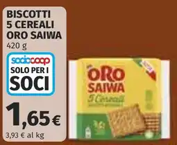 Coop Biscotti 5 cereali Oro Saiwa offerta