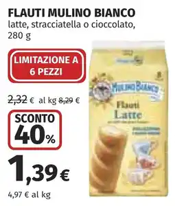 Coop Flauti Mulino Bianco offerta