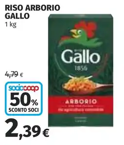Coop Riso Arborio Gallo offerta