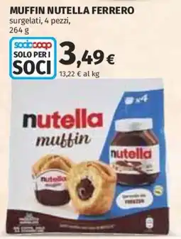 Coop Superstore Nutella muffin offerta