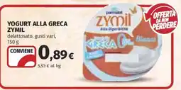 Coop Superstore Yogurt alla greca Zymil offerta