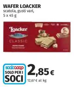 Coop Superstore Wafer Loacker Classic offerta