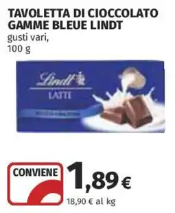 Coop Superstore Tavoletta di cioccolato gamme bleue Lindt offerta