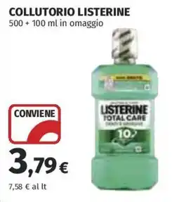 Coop Superstore Collutorio Listerine offerta